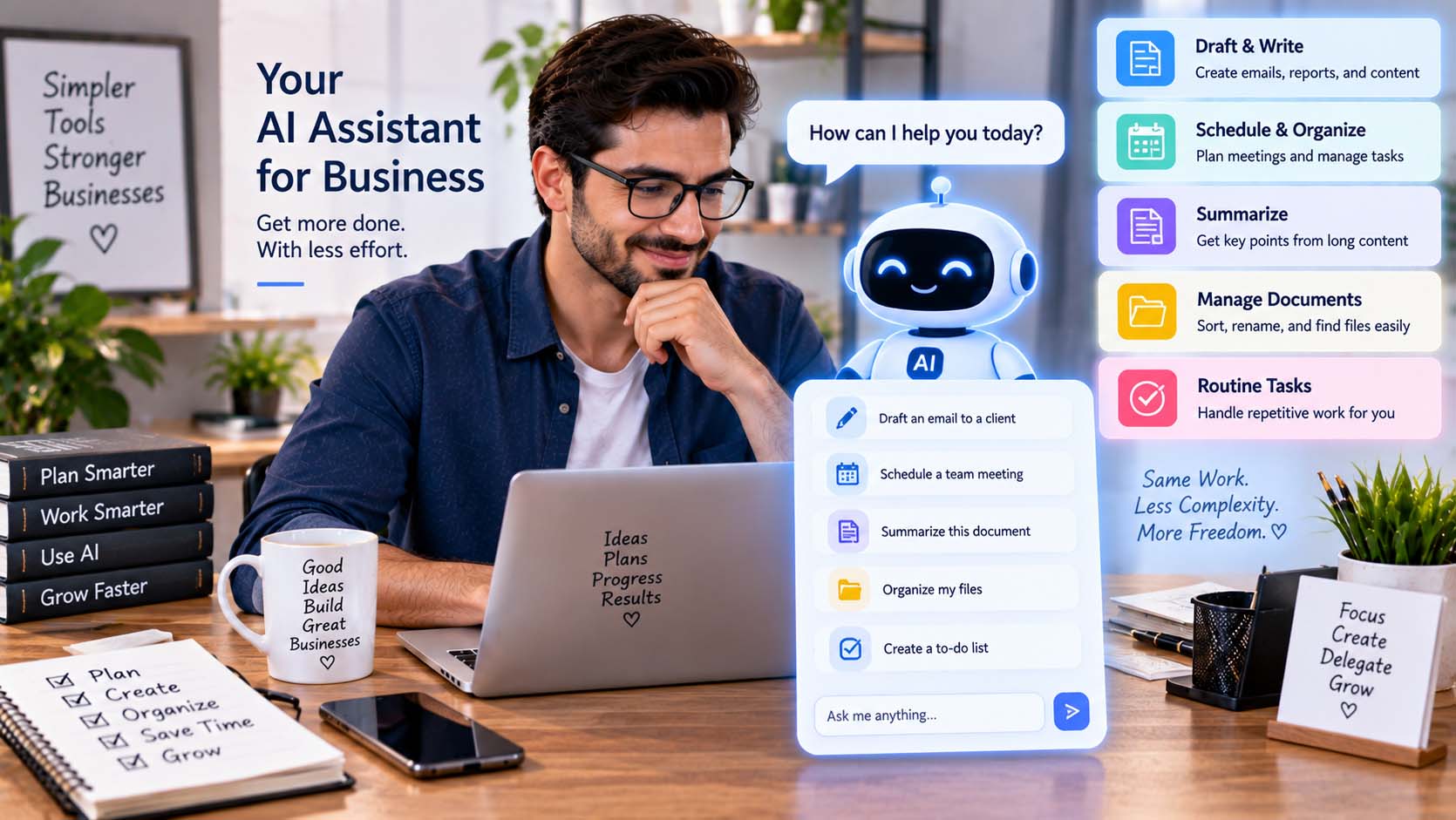 AI helping a small business save time without adding workflow complexity